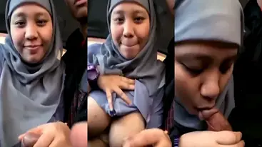 Bokep Jilbab Binor Sepong Kontol Tegang Nikmat poster